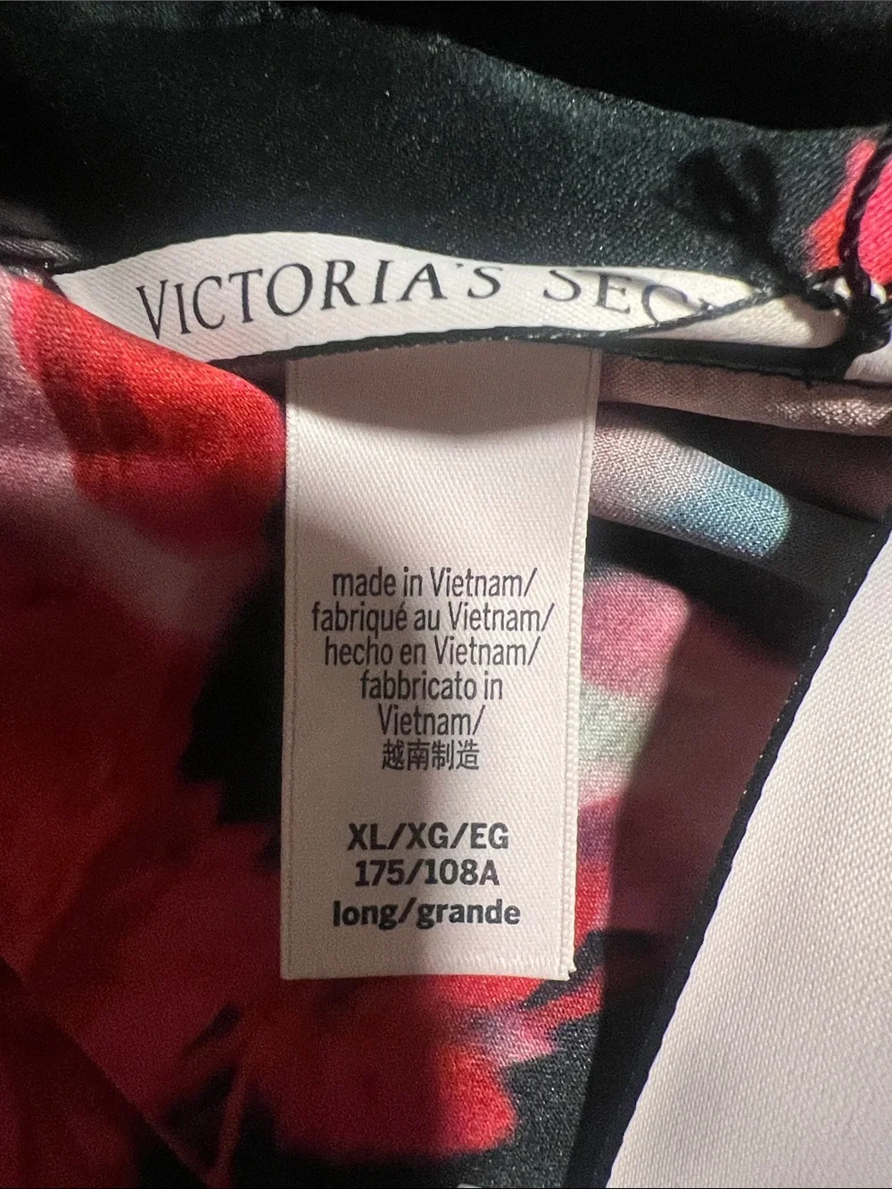 Victoria's Secret Blush Pink Satin Pajama Set with Contrast Trim
